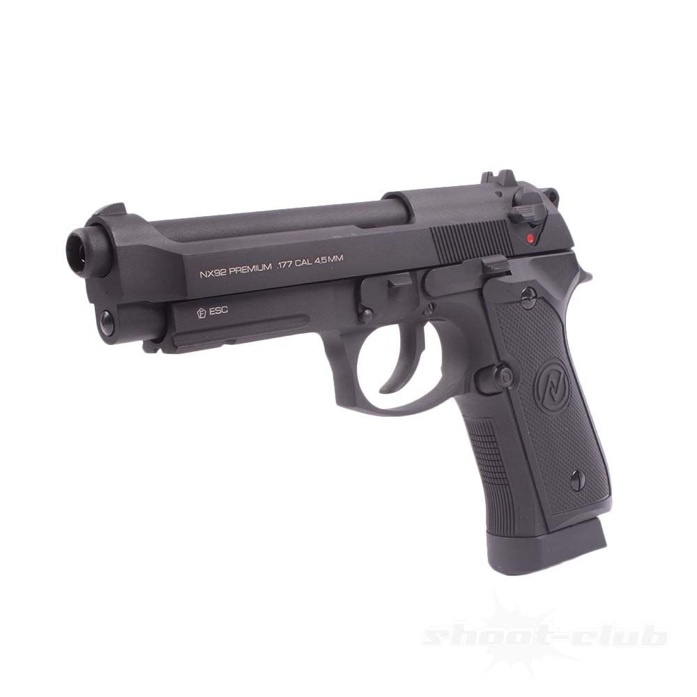 NX 92 Premium Commando Co2 Pistole Blowback 4,5mm BB schwarz Bild 5