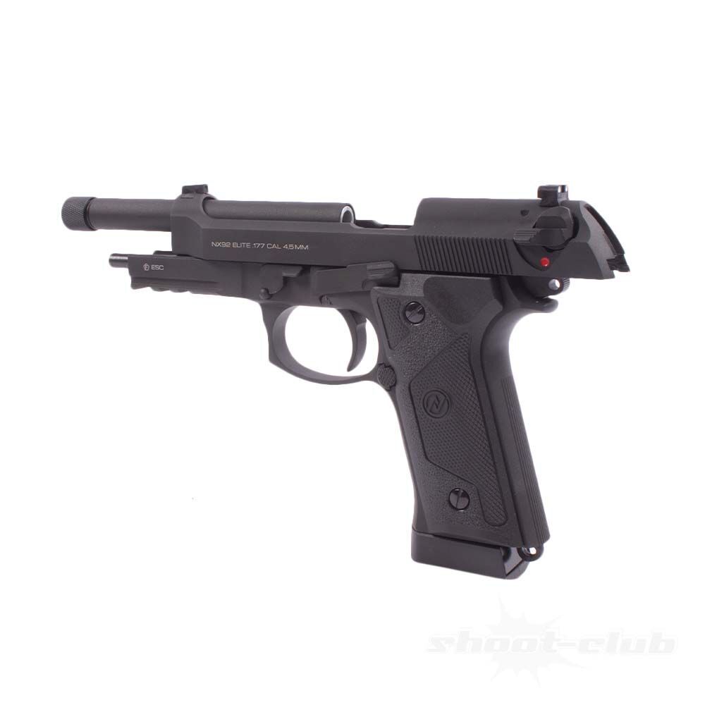 NX 92 Elite Tactical Co2 Pistole Blowback 4,5mm BB SD-Gewinde schwarz Bild 3