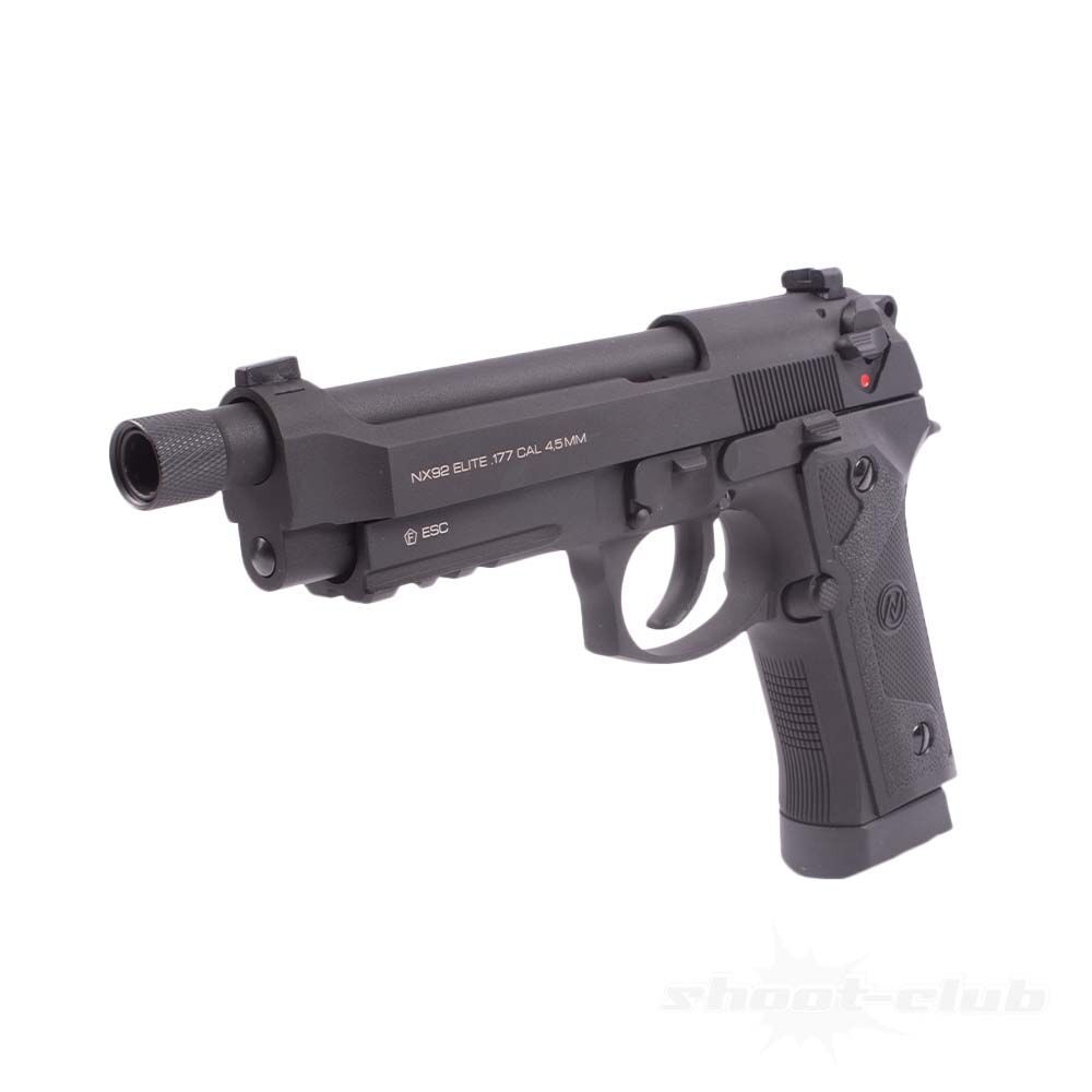 NX92 Elite Tactical Co2 Pistole GBB .4,5mm Schwarz M14x1 Gewinde Bild 5