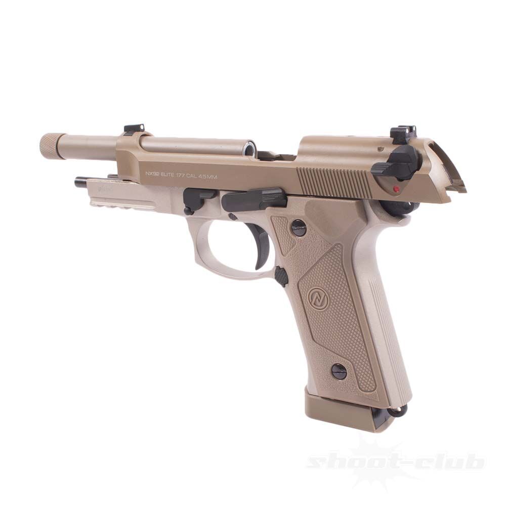 NX92 Elite Tactical Co2 Pistole mit Blow Back .4,5mm Desert Bild 3