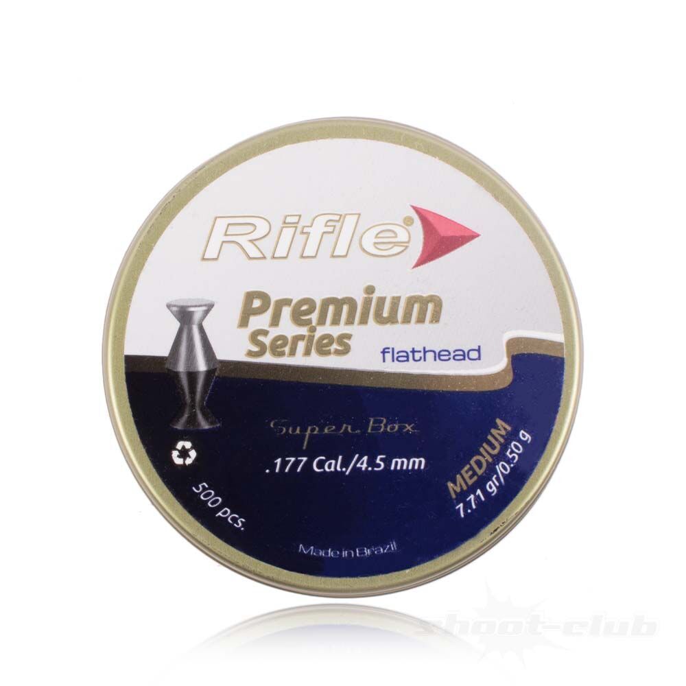 Rifle Premium Series Flat Medium Diabolos 4,5mm 0,50 g 500 Stück Bild 2