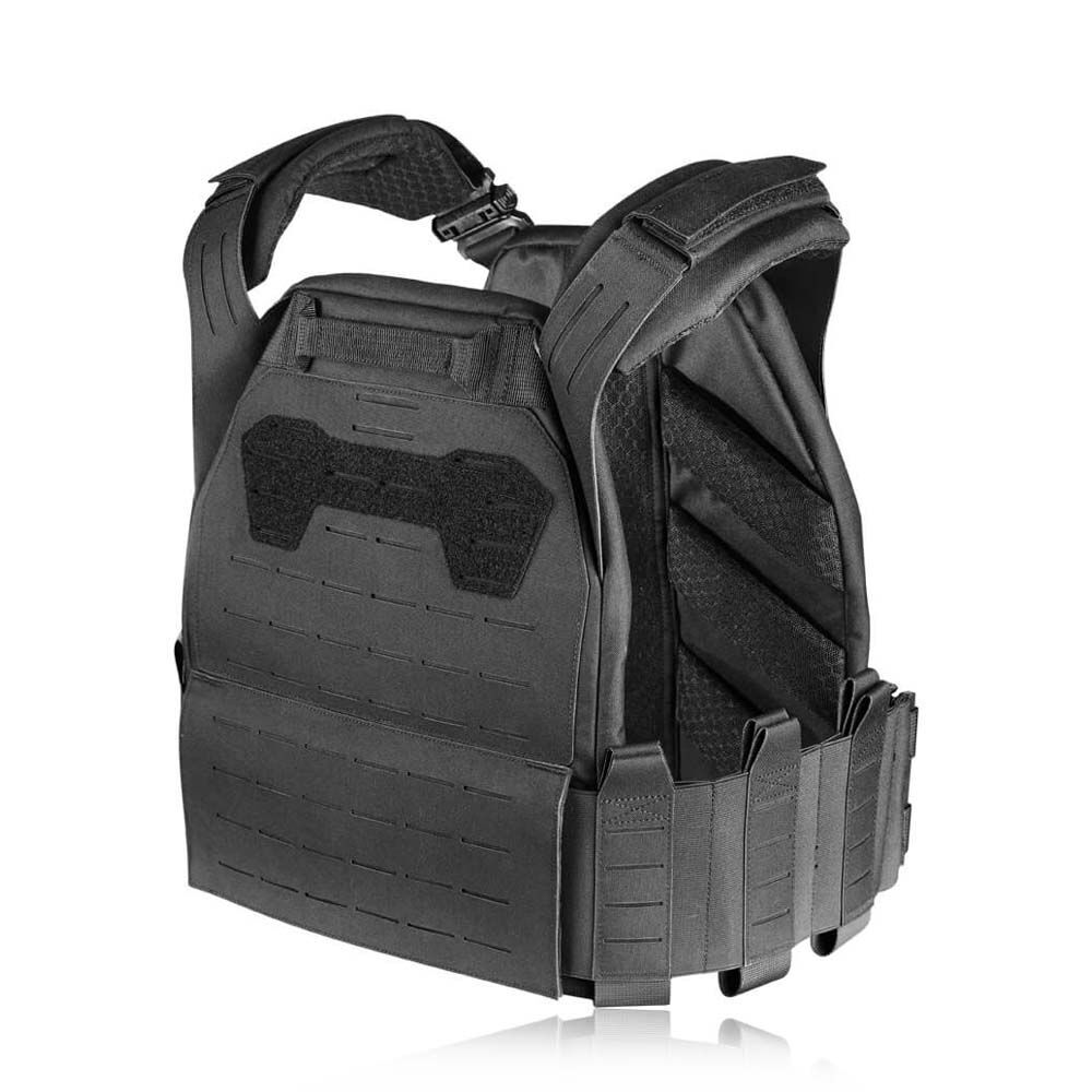 Cytac Taktische Weste Plate Carrier Schwarz mit Lasercut und Magpouches Bild 3