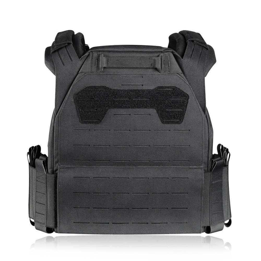 Cytac Taktische Weste Plate Carrier Schwarz mit Lasercut und Magpouches Bild 4