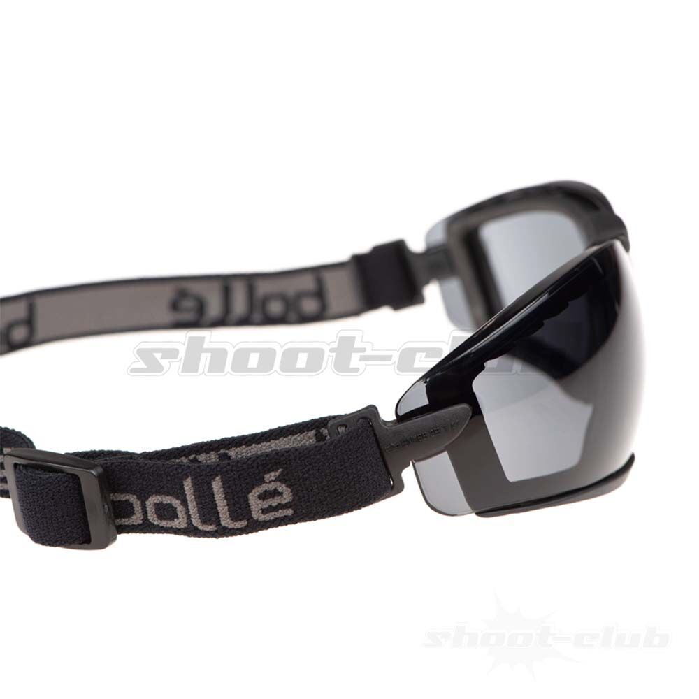 Bolle COBRA Schutzbrille Smoke Lens mit Strap Kopfband Bild 3