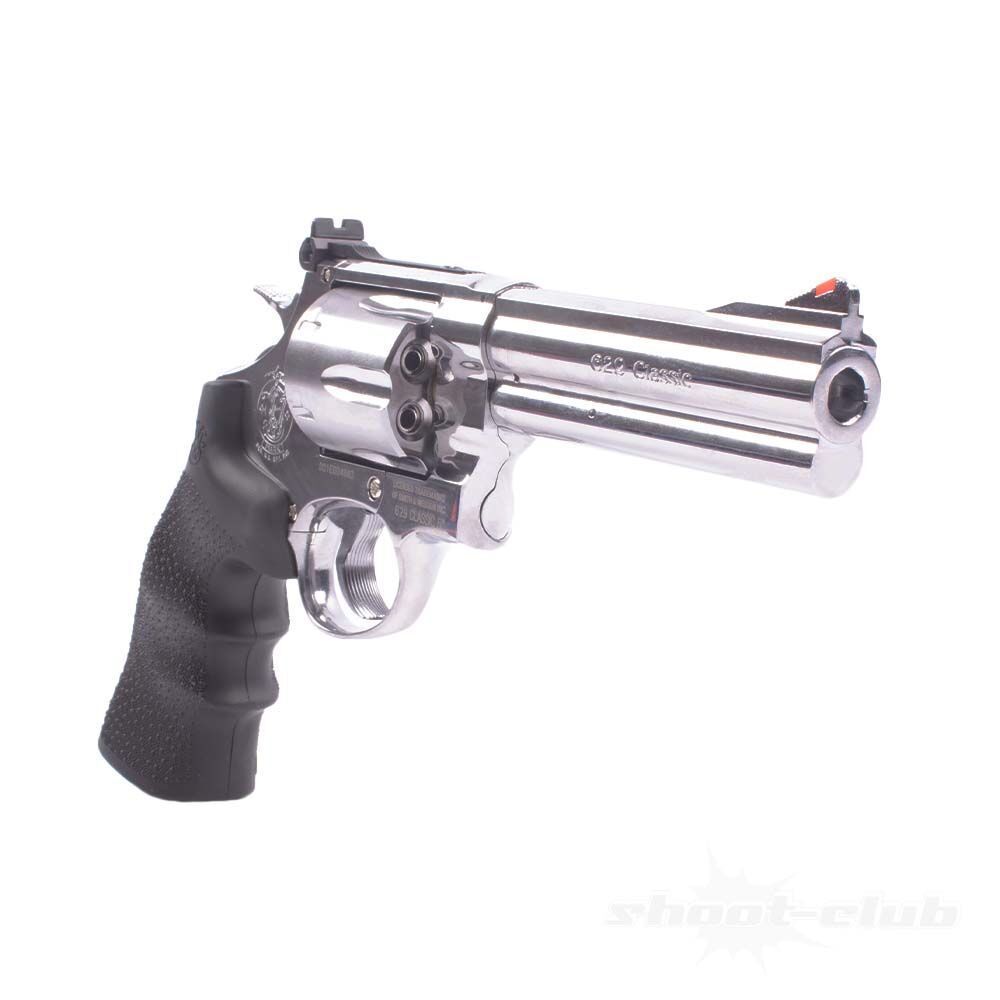 S&W 629 Co2 Revolver 5 Zoll Vollmetall .4,5mm Diabolo Steel Finish Bild 5