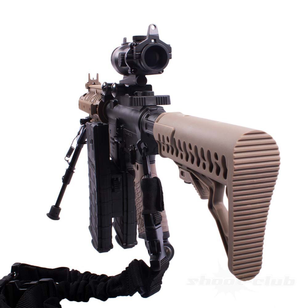 Tippmann TMC MagFed Markierer .68 FDE mit shoXx Red Dot & Koffer im Spar-Set Bild 4