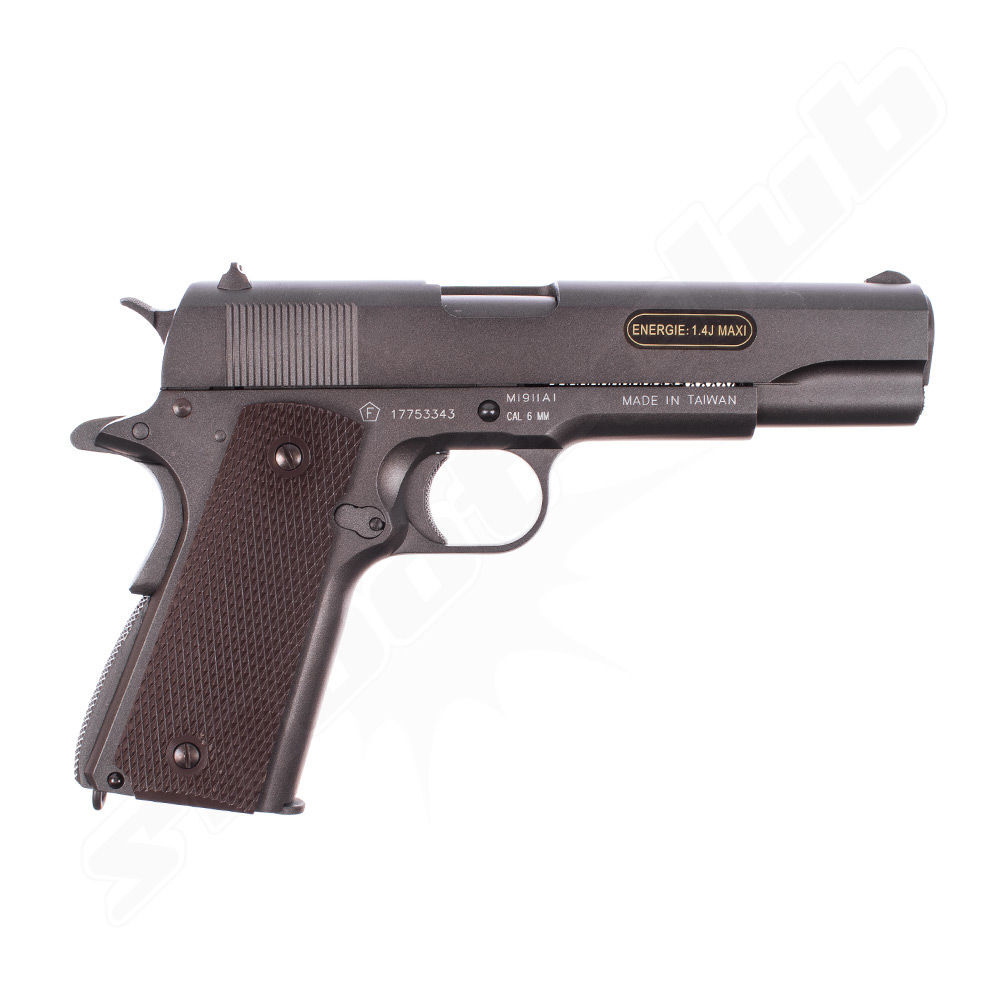 KWC Colt 1911A1 Airsoft CO2 GBB Pistole ab18 - Schwarz Bild 2