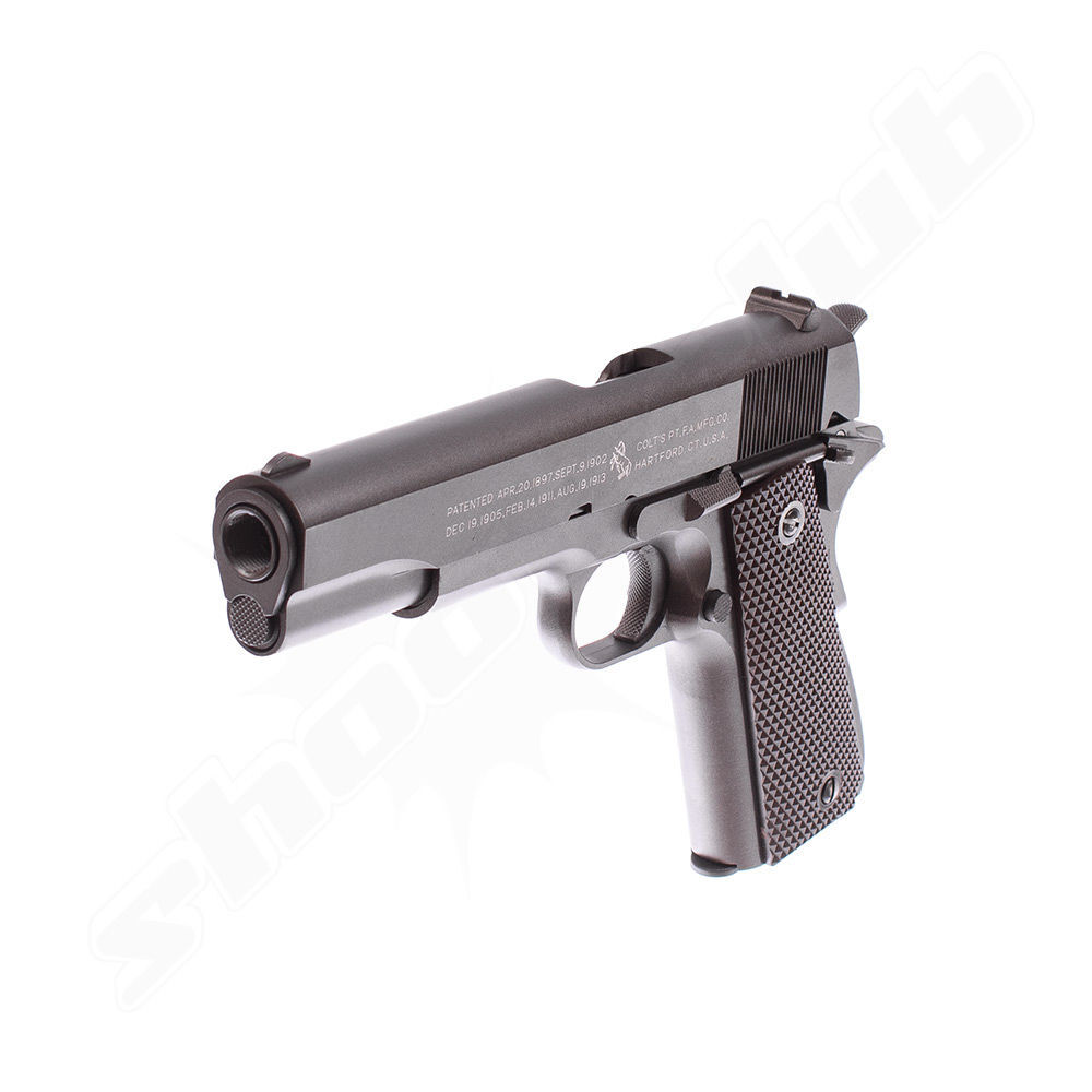 KWC Colt 1911A1 Airsoft CO2 GBB Pistole ab18 - Schwarz Bild 4