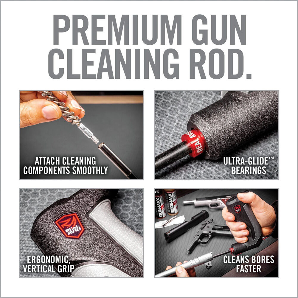 Real Avid Bore-Max Smart Rod Handgun .22-.45 9 Zoll Carbon Fiber Bild 2