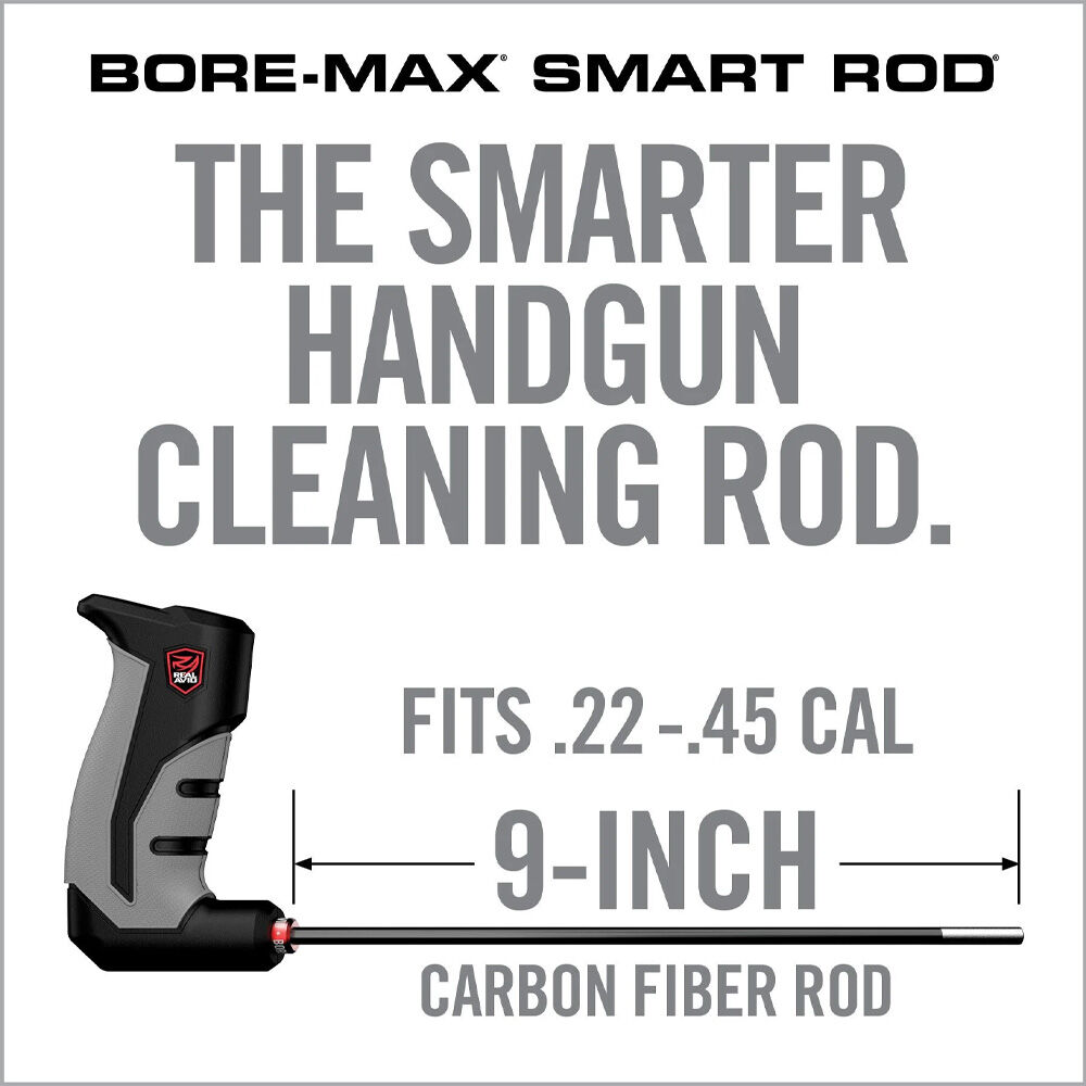 Real Avid Bore-Max Smart Rod Handgun .22-.45 9 Zoll Carbon Fiber Bild 4