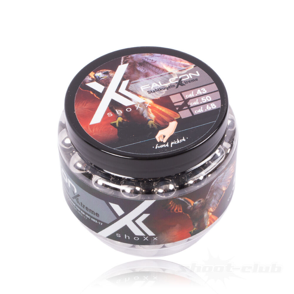 shoXx Falcon Stahlkugeln Xtreme RAM Munition cal. 50 150 Stk Bild 2