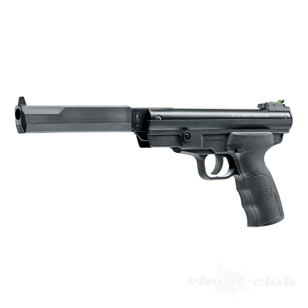 Browning Buck Mark Magnum Luftpistole .4,5mm Diabolo Schwarz Kipplauf Bild 3