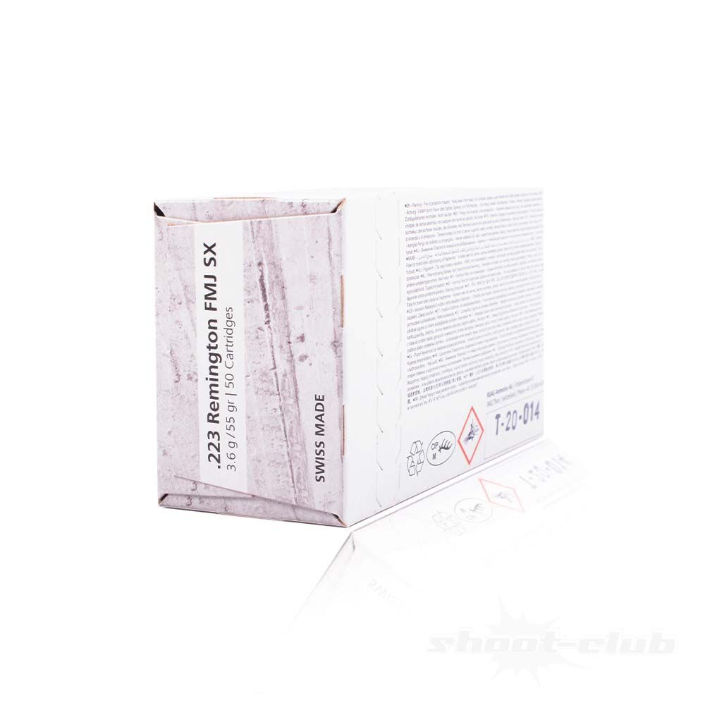 Swiss P FMJ SX Schadstoffarm .223Rem Bchsenpatronen Bild 4