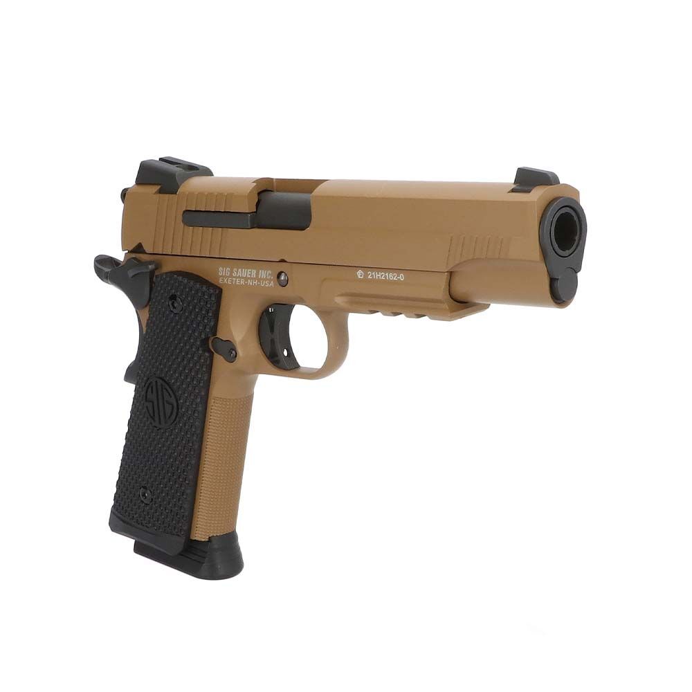 Sig Sauer 1911 Emperor Scorpion CO2 Pistole mit Blow Back .4,5 mm BB Coyote Tan Bild 3