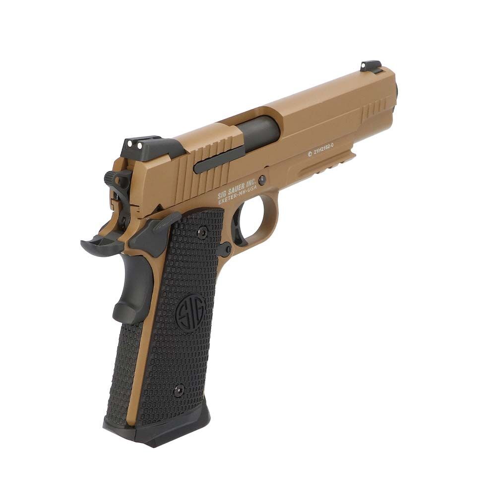 Sig Sauer 1911 Emperor Scorpion CO2 Pistole mit Blow Back .4,5 mm BB Coyote Tan Bild 4