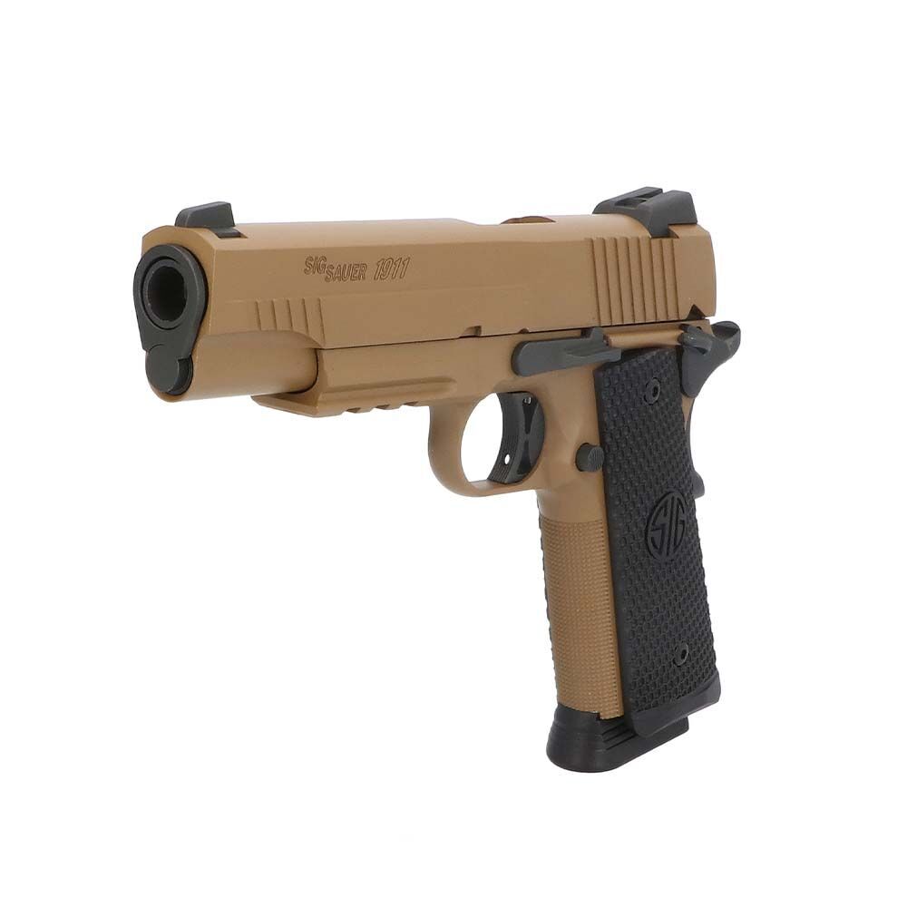 Sig Sauer 1911 Emperor Scorpion CO2 Pistole mit Blow Back .4,5 mm BB Coyote Tan Bild 5