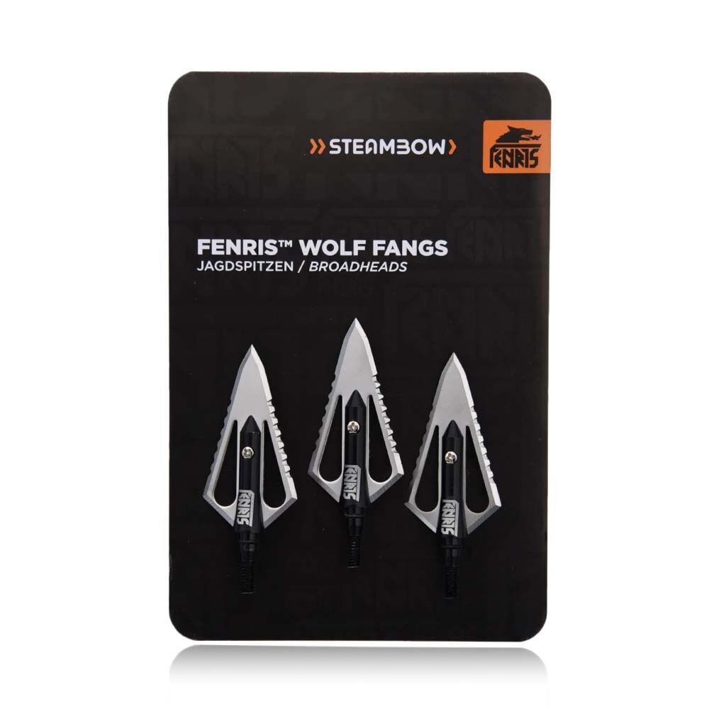 Steambow FENRIS Broadheads Wolf Fangs Jagdspitzen Bild 3