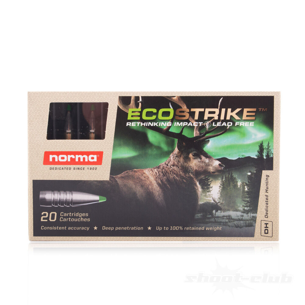 Norma Ecostrike Bchsenpatronen Kaliber .30-06 bleifrei 9,7g / 150grs Bild 2