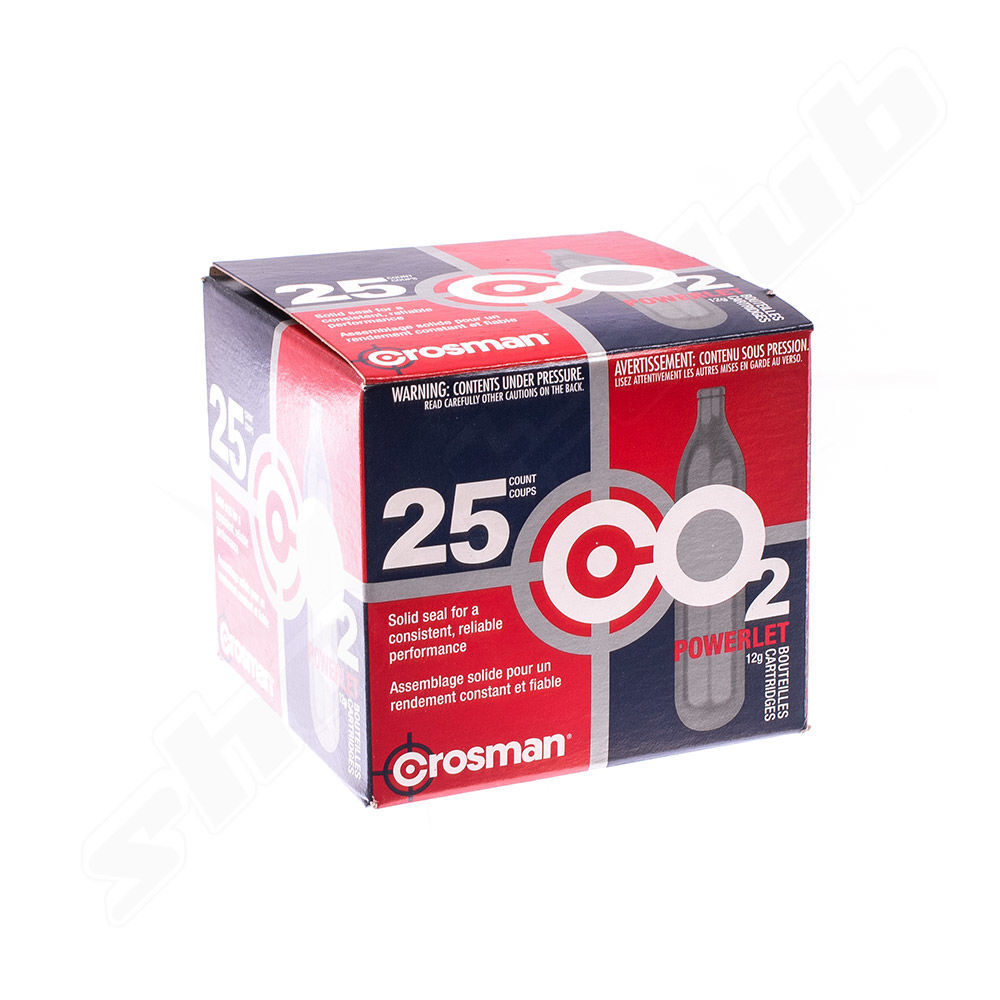 12g CO2 Kapseln von Crosman fr CO2 Waffen - 25 Stck Bild 2