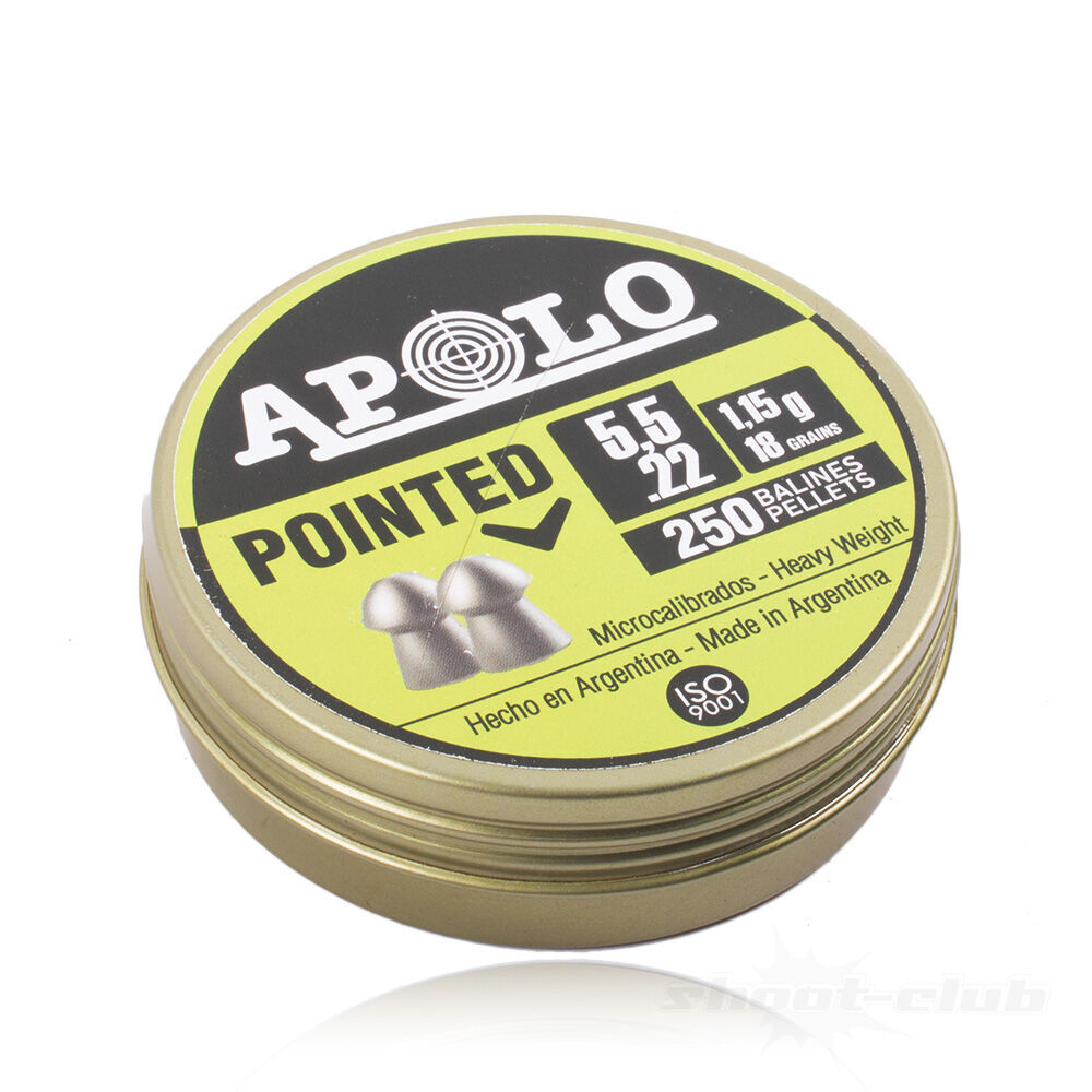 Apolo Pointed Diabolos 5,5mm 1,15 g 250 Stk Bild 2