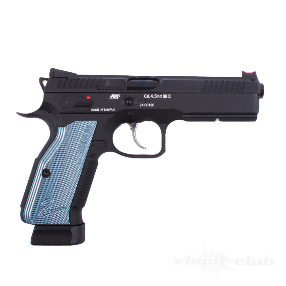 ASG CZ Shadow 2 Co2 Pistole GBB .4,5mm BB schwarz blau Bild 2