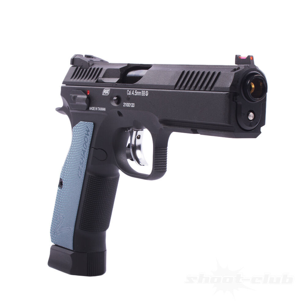 ASG CZ Shadow 2 Co2 Pistole GBB .4,5mm BB schwarz blau Bild 3