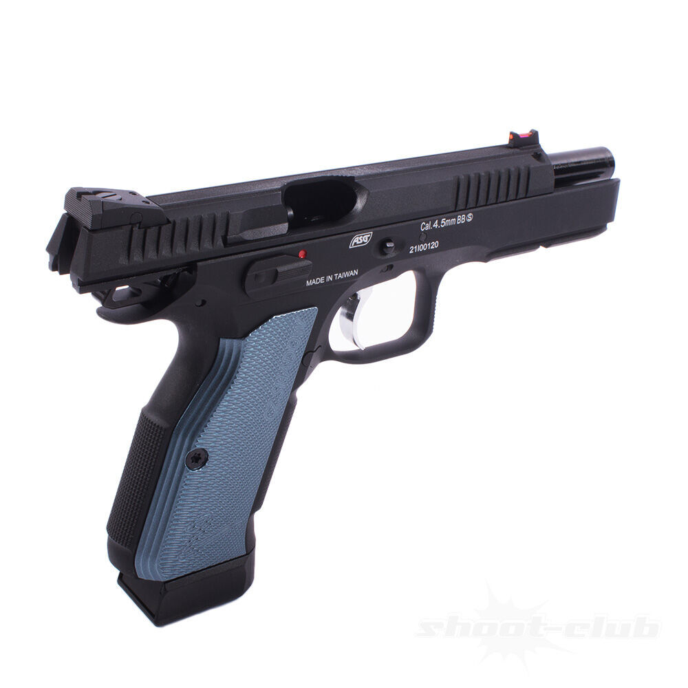 ASG CZ Shadow 2 Co2 Pistole GBB .4,5mm BB schwarz blau Bild 4