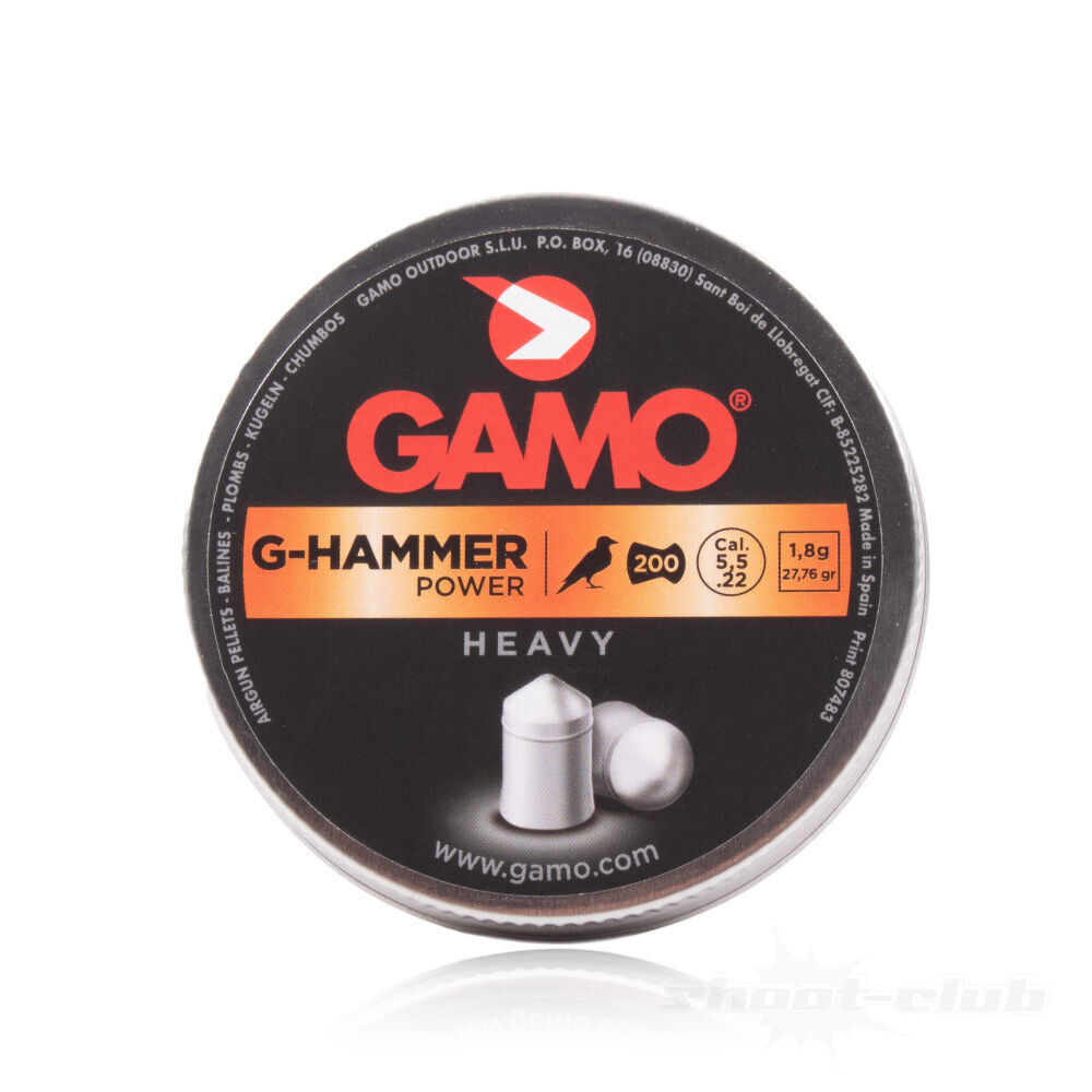 Gamo G-Hammer Energy Luftgewehr Diabolos 1,8 g .5,5 mm Bild 2
