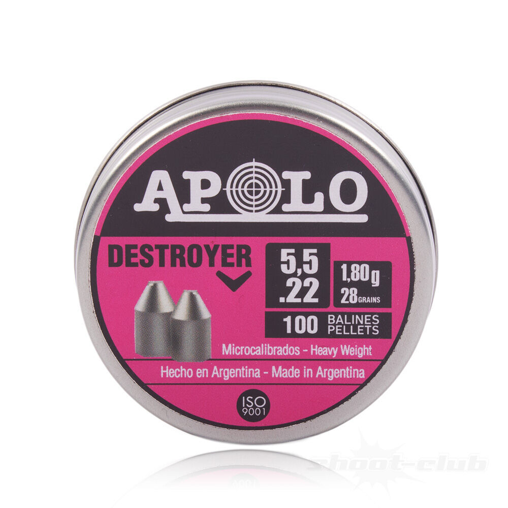 Apolo Destroyer Diabolos .5,5mm 1,80 g 100 Stk Bild 2