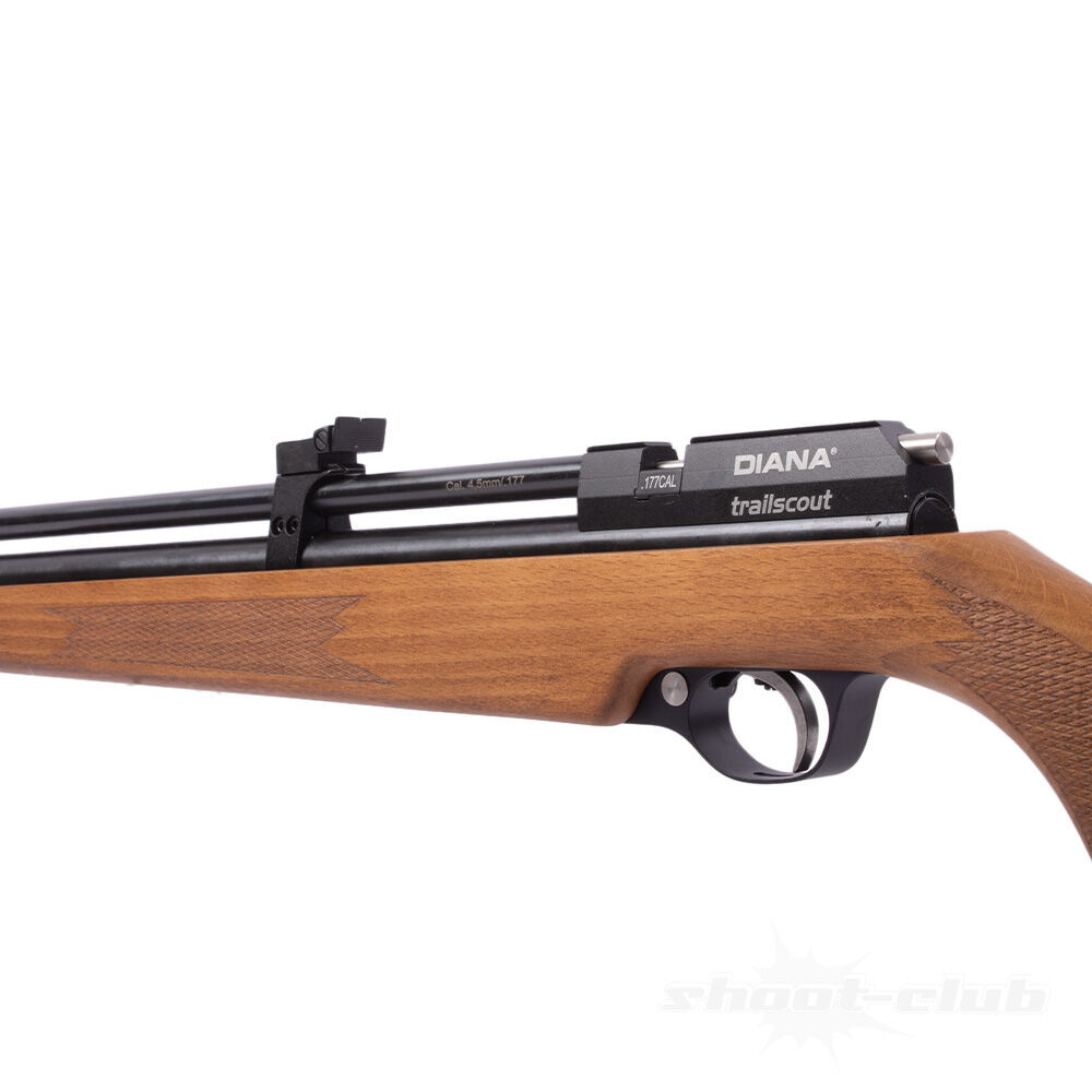 Diana Trailscout Wood CO2 Gewehr .4,5mm Diabolo 9 Schuss Magazin Bild 5