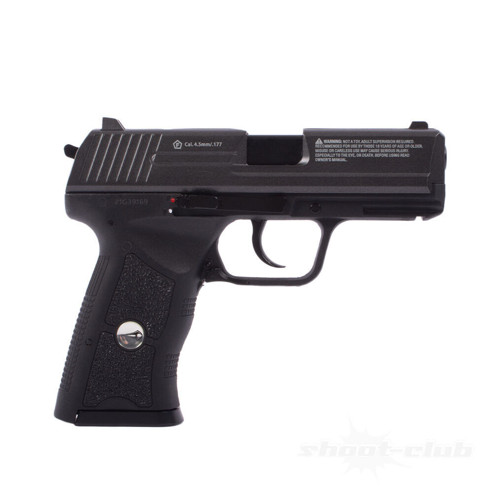 Borner W118 Co2 Pistole Blowback 4,5mm BB schwarz Bild 2