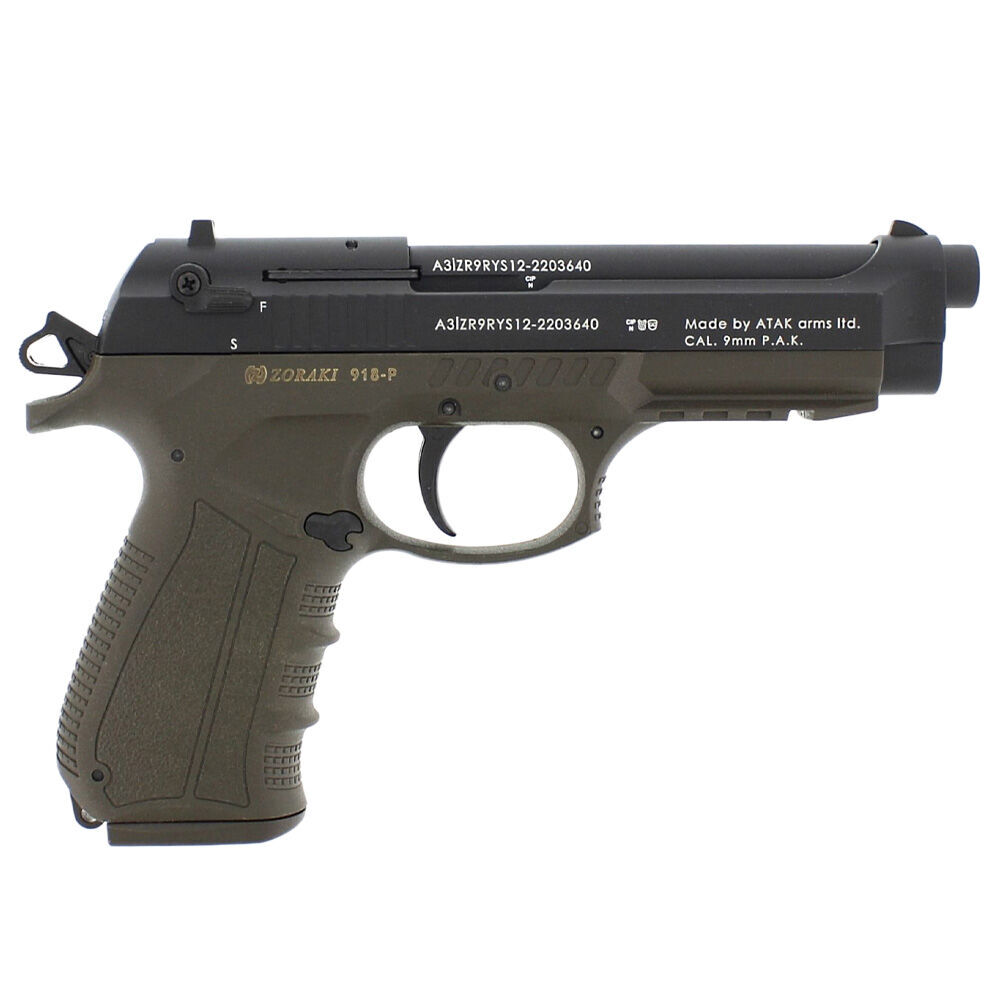 Zoraki 918-P ODG Schreckschusspistole Kaliber 9mm P.A.K. OD-Green Bild 2