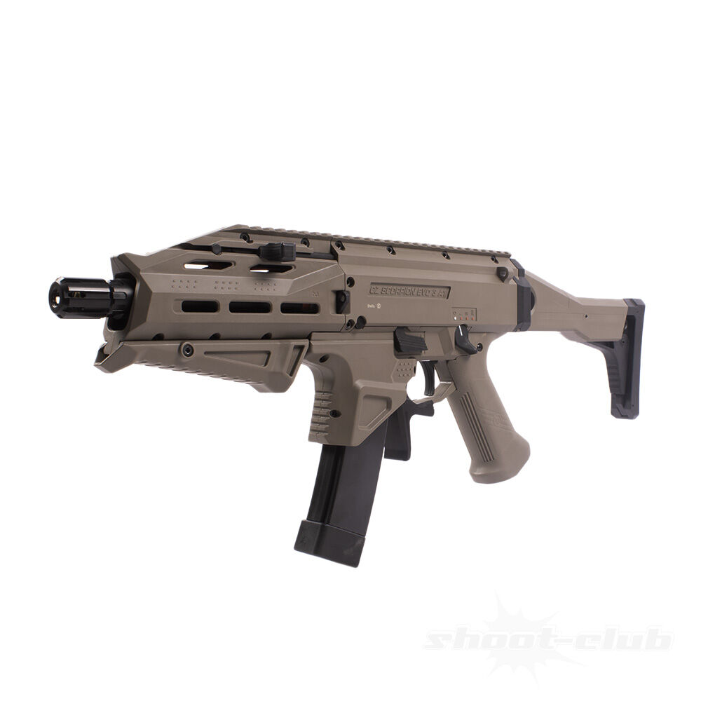 ASG CZ Scorpion EVO 3 A1 ATEK Airsoft S-AEG 6 mm BB FDE Dual Tone Bild 2