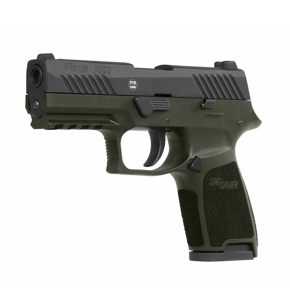 Sig Sauer P320 OD-Green Schreckschusspistole Magazin Set mit Platzpatronen Bild 3