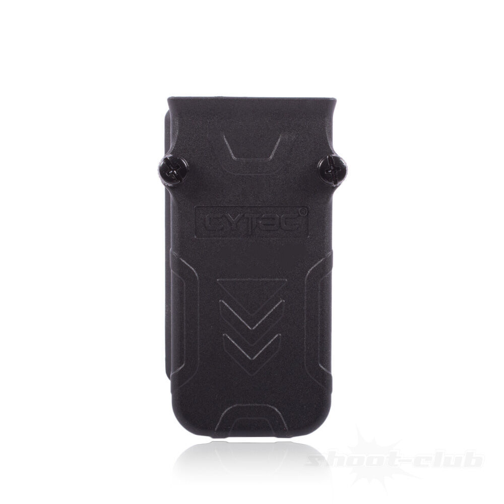 Cytac Universal Single Magazin Holster Belt Clip 9 mm, .40, .45 Schwarz Bild 2