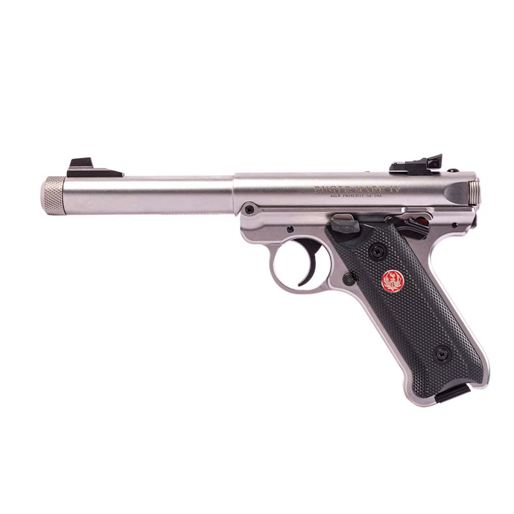Ruger Mark 4 Target Pistole Stainless Threaded 5,5 Zoll .22 lr Bild 2