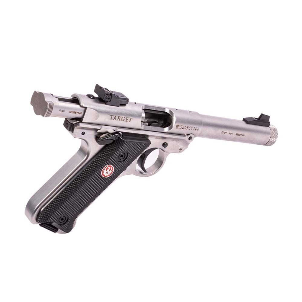 Ruger Mark 4 Target Pistole Stainless Threaded 5,5 Zoll .22 lr Bild 5