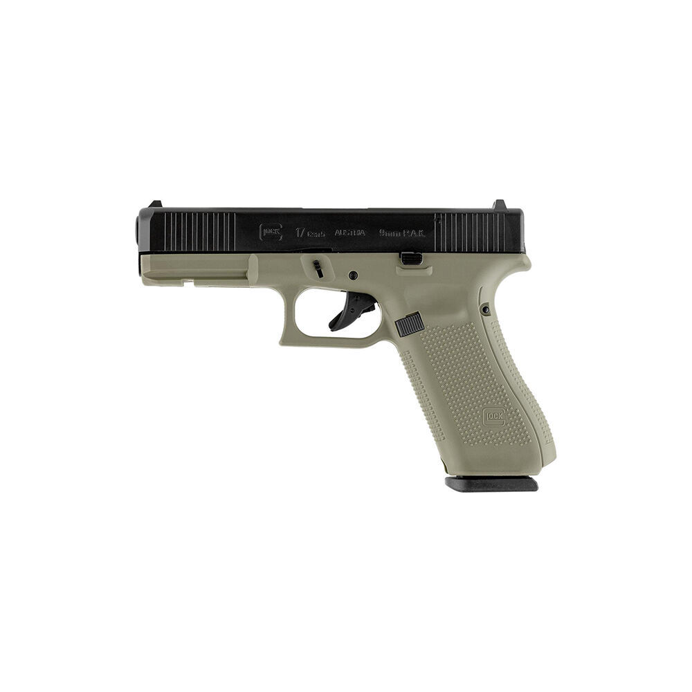 Glock 17 Gen5 Battlerfield Green Schreckschusspistole 9mmPAK Magazin 50 Platzpatronen Bild 2