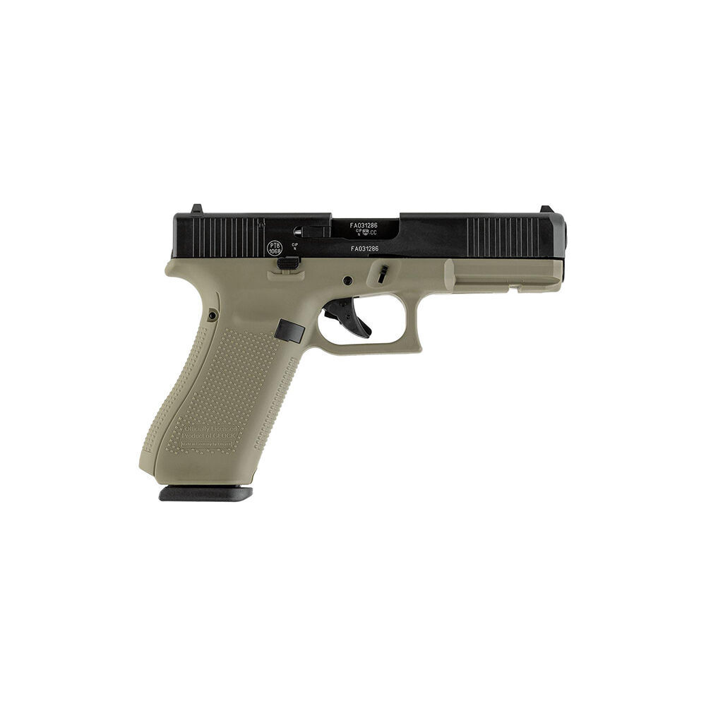 Glock 17 Gen5 Battlerfield Green Schreckschusspistole 9mmPAK Magazin 50 Platzpatronen Bild 3