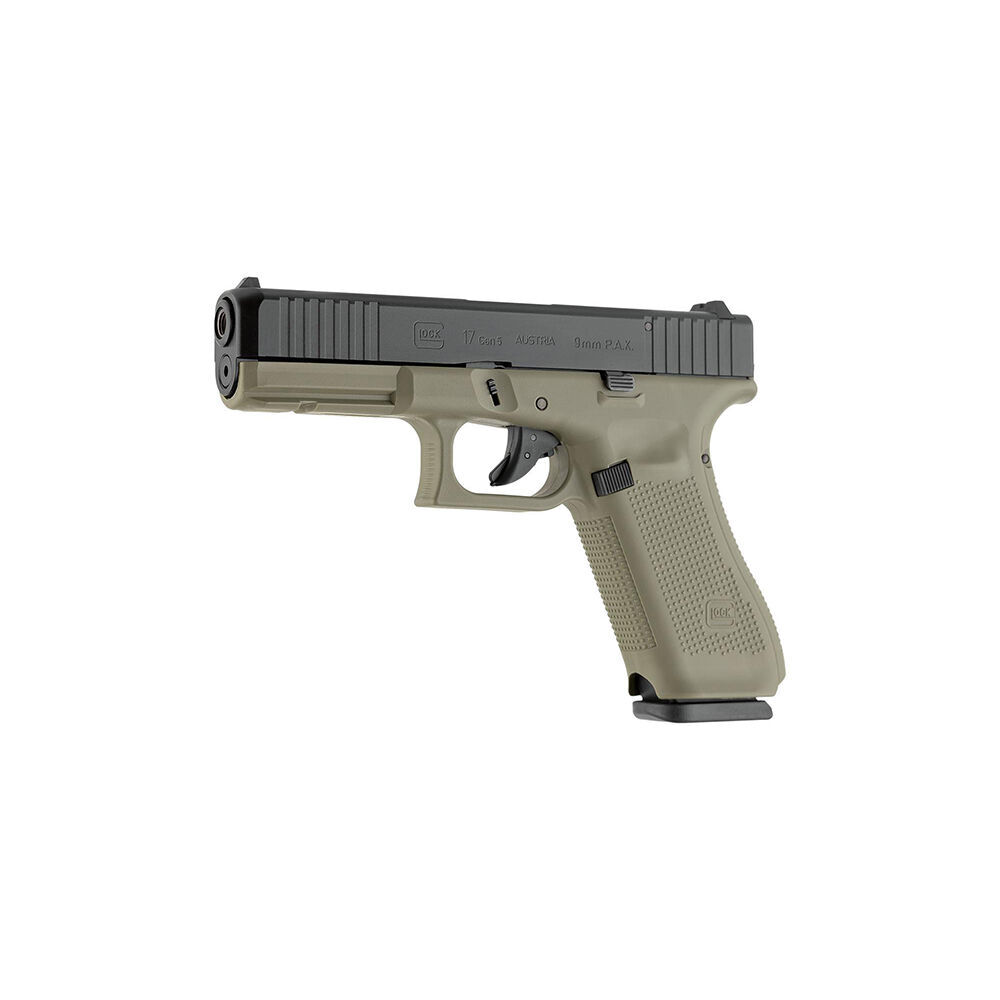 Glock 17 Gen5 Battlerfield Green Schreckschusspistole 9mmPAK Magazin 50 Platzpatronen Bild 4