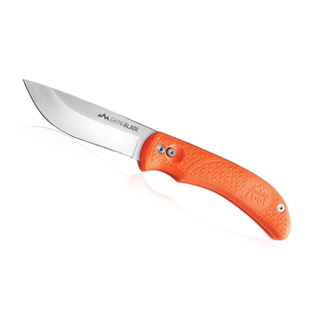 Outdoor Edge SWING BLADE Blaze Orange Jagdmesser mit drehbarer Klinge Bild 2