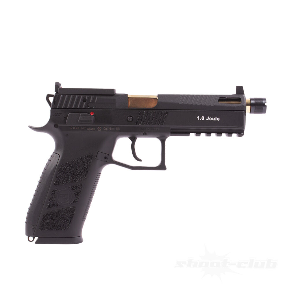 ASG CZ P-09 OR Co2 Airsoftpistole Blowback 6 mm BB Schwarz Bild 2