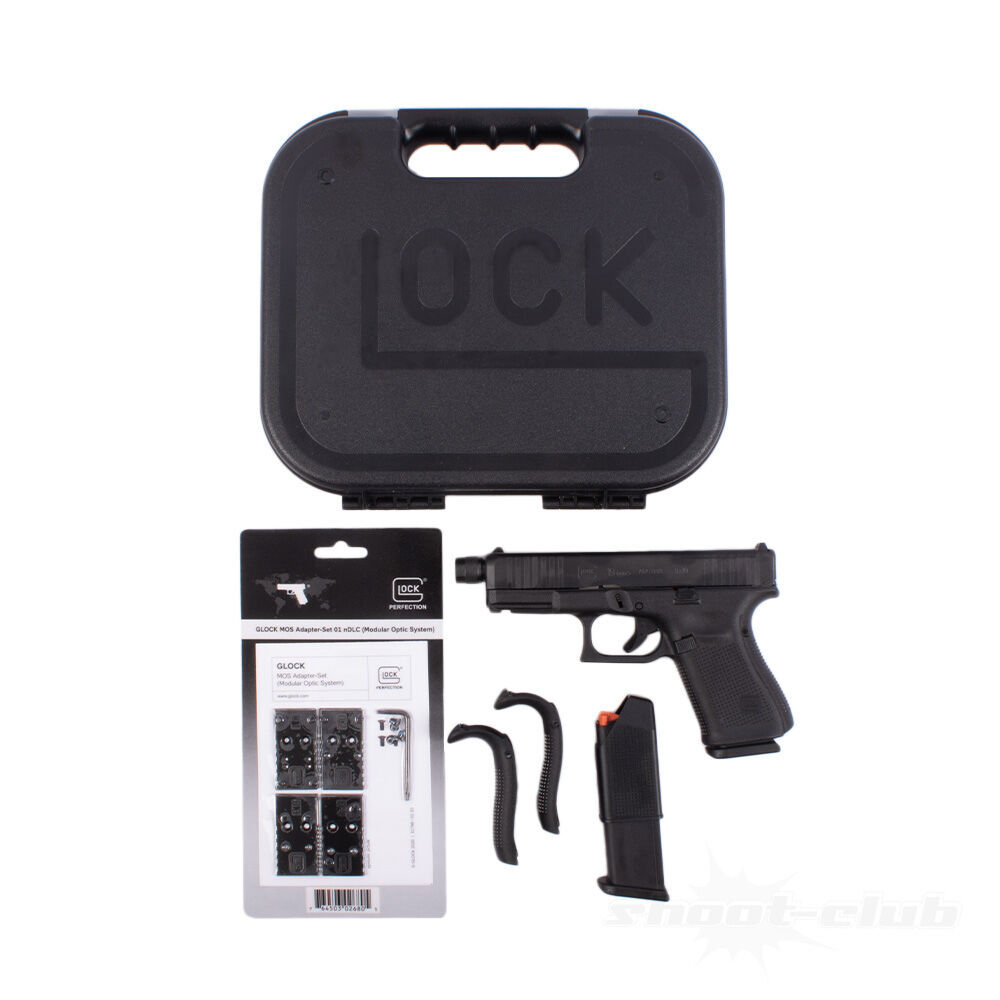 Glock 19 Gen5 MOS FS Gewindelauf Pistole SD 9mm Luger Bild 5