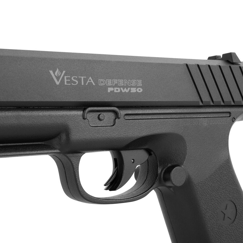 Vesta PDW.50 RAM Pistole cal. 50 Schwarz Munitions-Set Rubberballs Bild 4