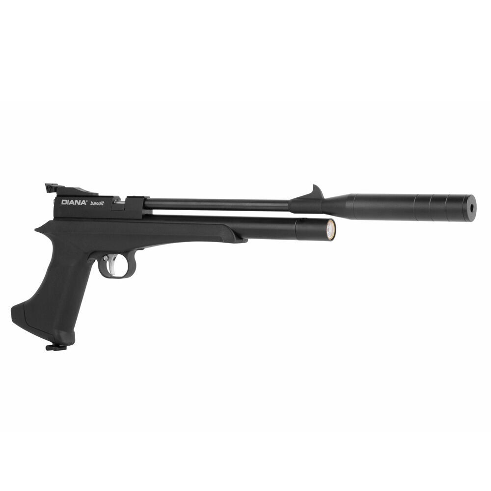 Diana Bandit Black Pressluftpistole 4,5 mm Diabolo mit Schafterweiterung Bild 4