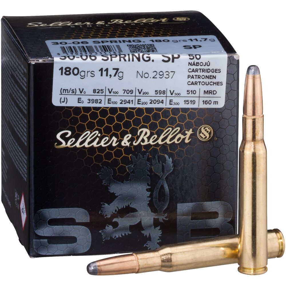 Sellier & Bellot .30 - 06 SP Springfield Teilmantel - 11,7g, 180 grs - 50 Stk. Bild 2