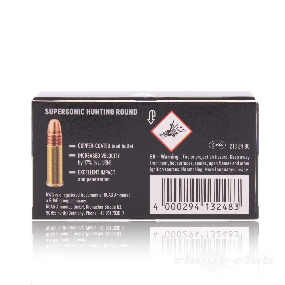 RWS High Velocity .22 lfB 2,6g / 40grs KK Munition Bild 3