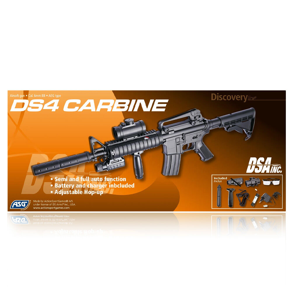 ASG DS4 Carbine Value Pack AEG 6 mm 40 Schuss Bild 5