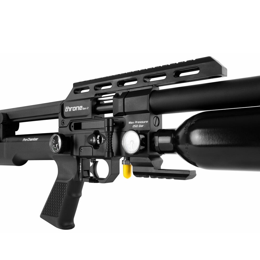 Reximex Throne Gen2 Pressluftgewehr 4,5mm Diabolo Schwarz Bild 4