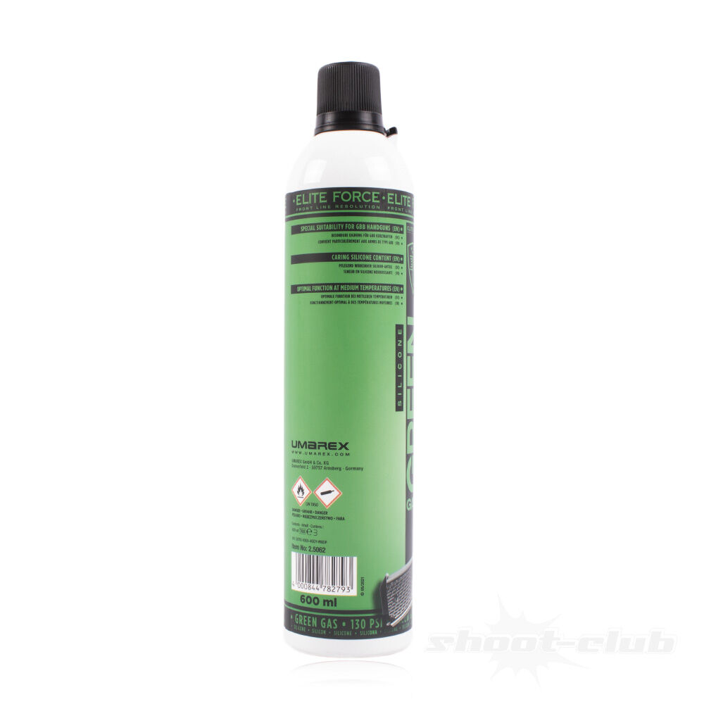 Elite Force GReen Gas Airsoftgas 130 PSI 600 ml Bild 3